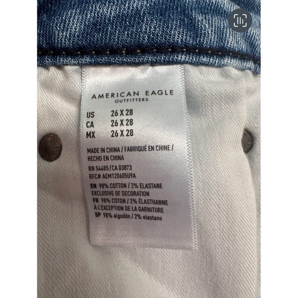 American Eagle AE Men’s Relaxed Slim Jean Size 26 - Picture 8 of 15